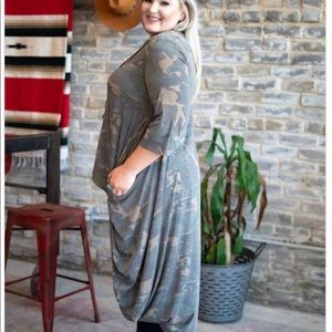 Camo Tunic Top